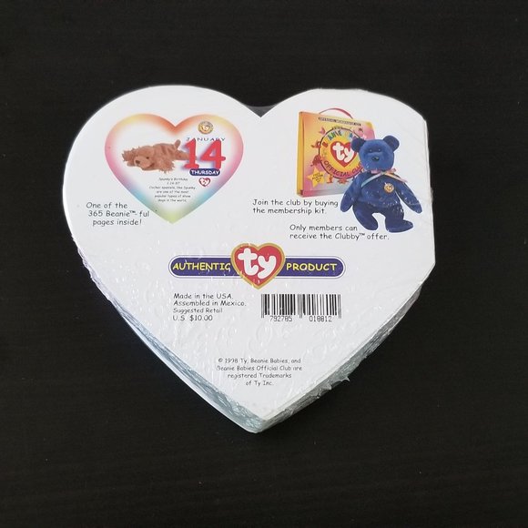 Beanie Babies TY Official 1999 Calendar Heart Shape**New~Never Opened** - Picture 3 of 4